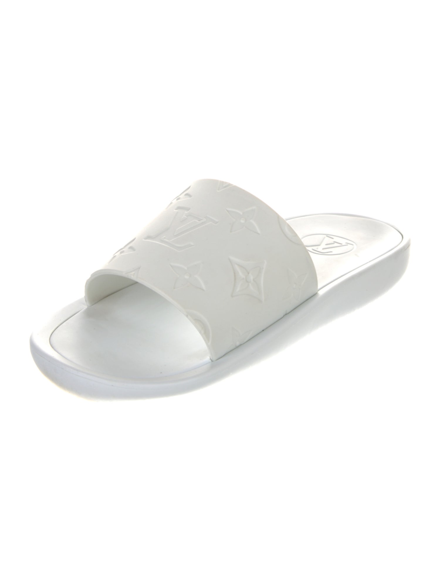 Louis Vuitton LV Monogram Rubber Slides